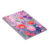 Niedliche Blume Notizblock (Rechte Seite)