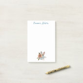 Niedliche Blume Post-it Klebezettel (Auf Schreibtisch)