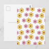 Niedliche Blume Postkarte (Vorne/Hinten)