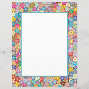 Niedliche Blume Rahmen Scrapbook Handarbeit Papier