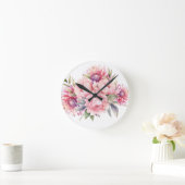 Niedliche Blume Runde Wanduhr (Zuhause)