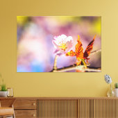 Niedliche Blume Sakura Leinwanddruck (Insitu (Wohnzimmer))
