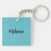 Niedliche Blume Schlüsselanhänger (Rückseite)