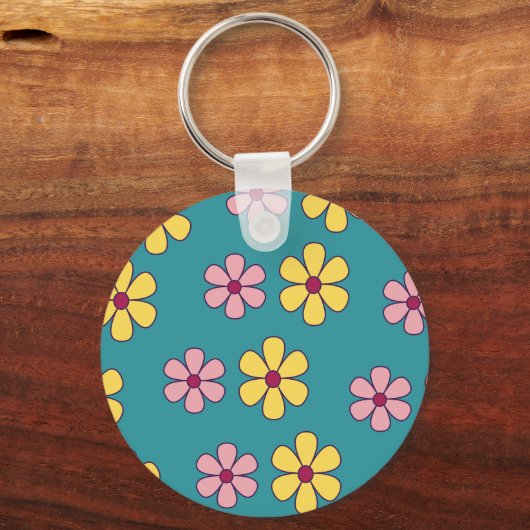 Niedliche Blume Schlüsselanhänger (Vorderseite)