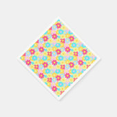 Niedliche Blume Serviette (Ecke)