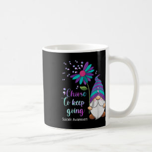 Niedliche Blume Suizidprävention Bewusstsein Mond Kaffeetasse
