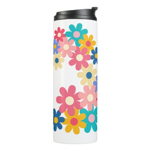 Niedliche Blume Thermosbecher (Nach links gedreht)