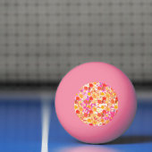 Niedliche Blume Tischtennisball (Netto)