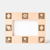 Niedliche Blume und Herzen Geätzte Rahmen (Vorderseite)