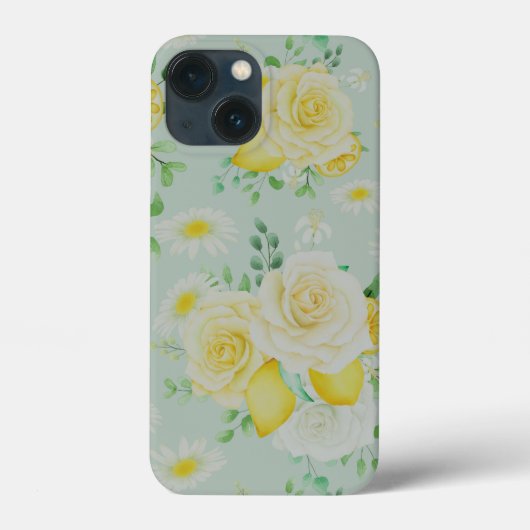 Niedliche Blume und Lemons Fall Mate iPhone Case-Mate iPhone Hülle (Rückseite)