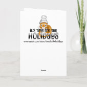 Niedliche Blume und Party von und nach Ostern Karte (Rückseite)