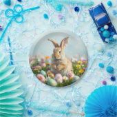 Niedliche Blume und Party zu Ostern Pappteller (Party)