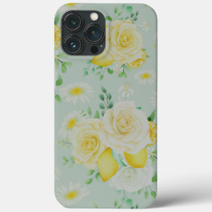Niedliche Blume und Zitronen Case-Mate iPhone Hülle