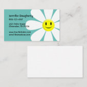 Niedliche Blume Visitenkarte (Vorne/Hinten)