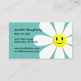 Niedliche Blume Visitenkarte