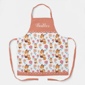 Niedliche Blume von Rotfuchs Schürze (Vorderseite)