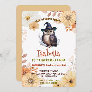 Niedliche Blume von Schafen Cartoon Geburtstagspar Einladung