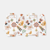 Niedliche Blume Weihnachtsmuster mit dem Weihnacht Geschenkschachtel (Ungefaltet)