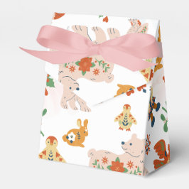 Niedliche Blume Weihnachtsmuster mit dem Weihnacht Geschenkschachtel