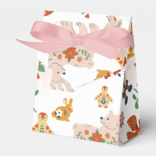 Niedliche Blume Weihnachtsmuster mit dem Weihnacht Geschenkschachtel