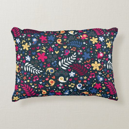 niedliche Blume Zierkissen (Vorderseite)