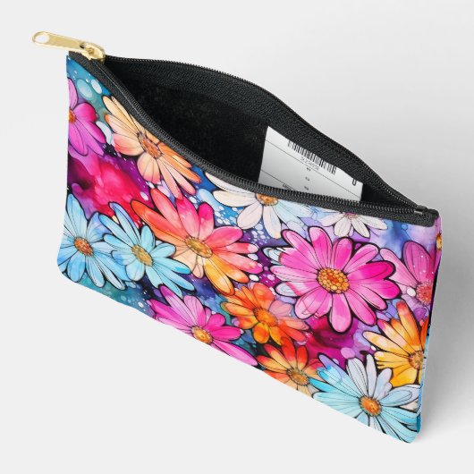 Niedliche Blume Zubehörtasche (Offen)