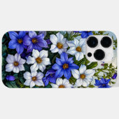 Niedliche Blumen Case-Mate iPhone Hülle (Rückseite (Horizontal))