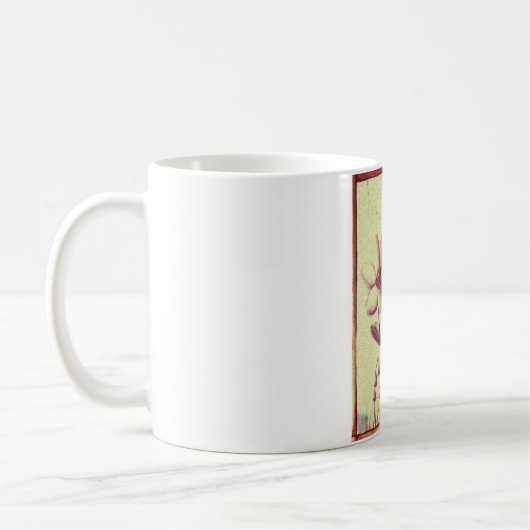 Niedliche Blumen-Tasse Kaffeetasse (Links)