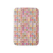 niedliche Blumen, Vögel, Herzmuster Badematte (Vorderseite Vertikal)