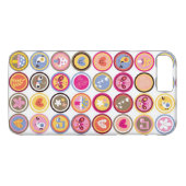 niedliche Blumen, Vögel, Herzmuster Case-Mate iPhone Hülle (Rückseite (Horizontal))