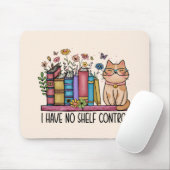 Niedliche Blumenbücher und Katzen Mousepad (Mit Mouse)