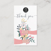 Niedliche Blumenbunch-Illustration Visitenkarte (Vorderseite)