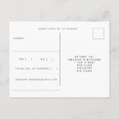 niedliche Blumendusche uAwg Postkarte (Rückseite)