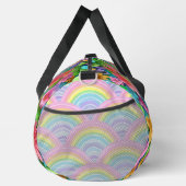 Niedliche Blumenfantasy & Rainbow Whimsy Dualdesig Duffle Bag (Rechts)