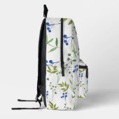 Niedliche Blumenfarbe Bedruckter Rucksack (Links)