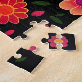 Niedliche Blumenfarben Puzzle (Seite)