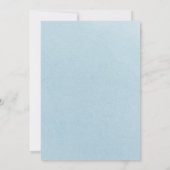 Niedliche Blumengarten Kinderdusche per Post Einladung (Rückseite)