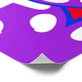 Niedliche, blumengeschmückte, nahtlose Ditsy-Muste Poster (Ecke)