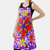 Niedliche, blumengeschmückte, nahtlose Ditsy-Muste Schürze (InSitu)