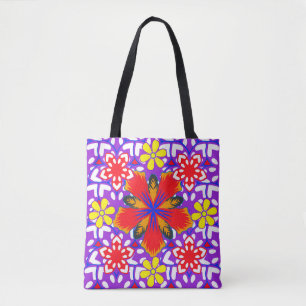 Niedliche, blumengeschmückte, nahtlose Ditsy-Muste Tasche