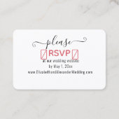 Niedliche Blumenkästen-Website UAWG Visitenkarte (Rückseite)