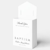 Niedliche Blumenkreuz Religiöse Taufe Geschenkschachtel (Geöffnet)