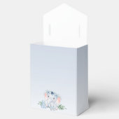 Niedliche Blumenlephant Babydusche Danke Geschenkschachtel (Geöffnet)