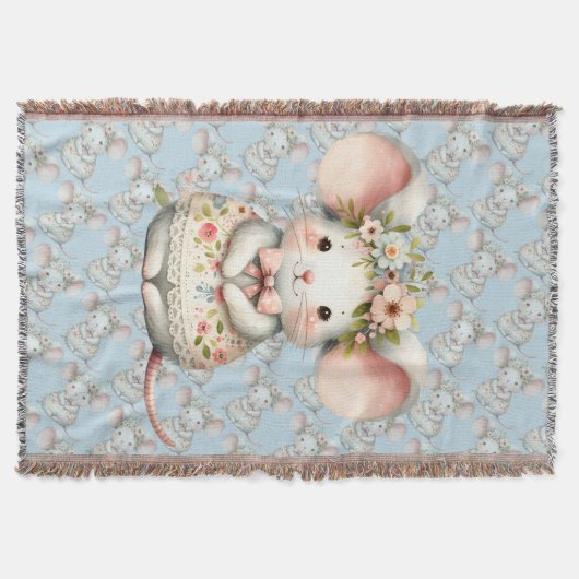 Niedliche Blumenmousse Blume Krone Decke (Vorderseite)