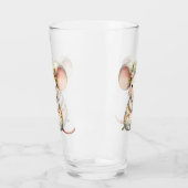 Niedliche Blumenmousse Blume Krone Glas (Links)