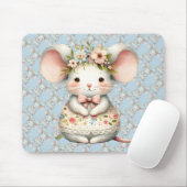 Niedliche Blumenmousse Blume Krone Mousepad (Mit Mouse)