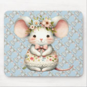 Niedliche Blumenmousse Blume Krone Mousepad (Vorne)