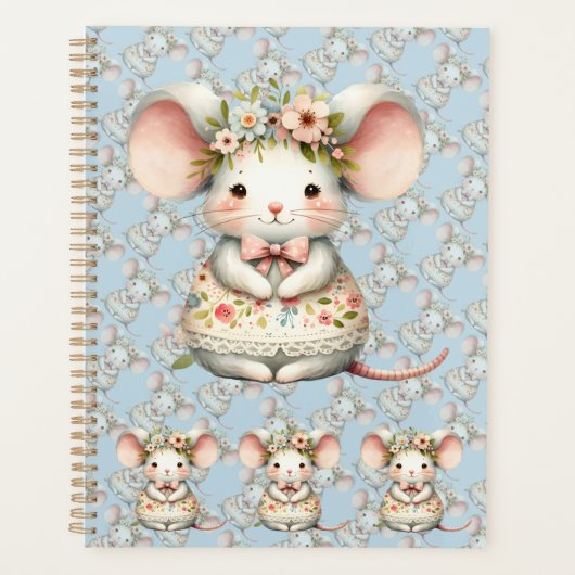 Niedliche Blumenmousse Blume Krone Planer (Vorderseite)