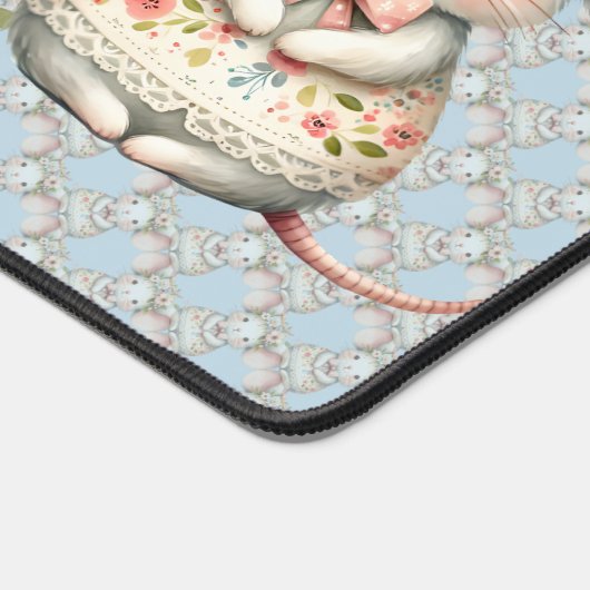 Niedliche Blumenmousse Blume Krone Schreibtischunterlage (Ecke)