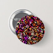 Niedliche Blumenmuster Button (Vorne & Hinten)